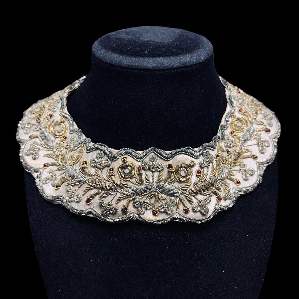 Vintage Baar L Beards Inc NY Collar Accessory Hand Made In India (5050)